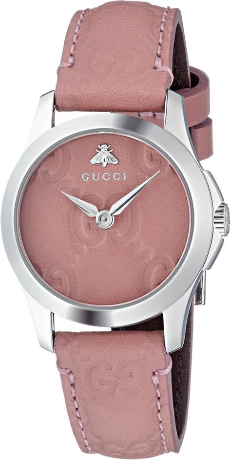 montre gucci femme bracelet cuir blanc|designer watches for women Gucci.